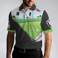 Yes I Do Have A Retirement Plan Golf Polo Shirt Black Golf Pattern Green Golf Course Polo Shirt Best Golf Shirt For Men - 4