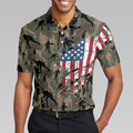 Bowling Camouflage American Eagle Flag Polo Shirt American Flag Shirt For Patriotic Bowlers Bowling Shirt For Men - 4