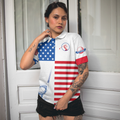 American Flag Golf V2 Short Sleeve Women Polo Shirt Patriotic Golf Shirt For Ladies Unique Golf Gift For Girls - 4