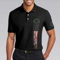 SM2 Dark Theme American Flag Polo Shirt - 5