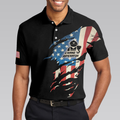 Crane Operator My Craft Allows Me To Move Anything Skull Polo Shirt American Flag Crane Operator Shirt For Men - 4