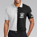 Black  White Are You Looking At My Putt Golf Polo Shirt Black And Golf Pattern Polo Shirt Sarcastic Golf Shirt For Men - 4