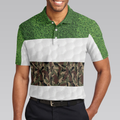 Golf In Green And Camouflage Pattern Golf Polo Shirt Cool Golf Shirt For Men Best Gift For Golfers - 5