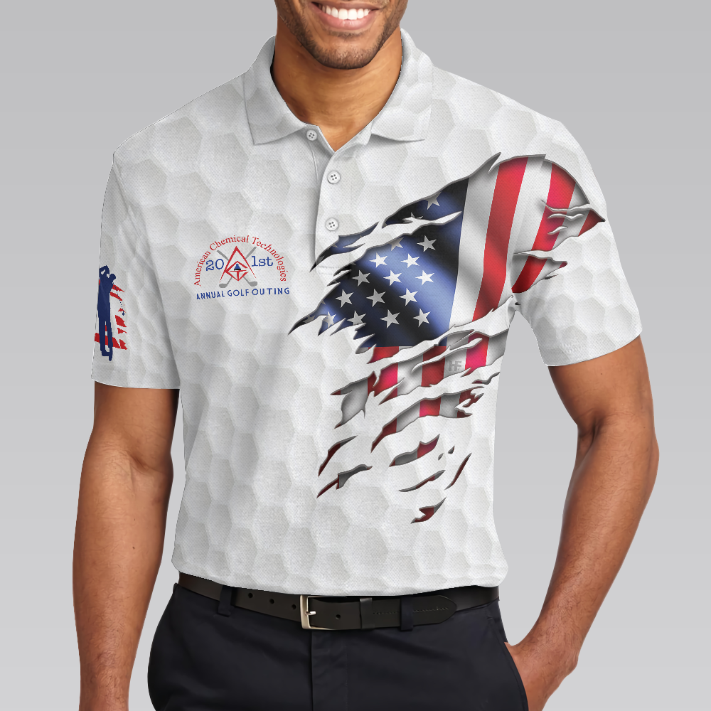 American Chemical Golf Polo Shirt - 5