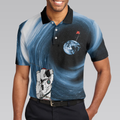 Astronaut Golfing Outer Space Black Golf Polo Shirt Hole 404 Oops Polo Shirt Best Golf Shirt For Men - 4