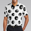 Billiards Pool Snooker 8 Balls Pattern Polo Shirt Ball Pattern Billiards Polo Shirt For Men Billiards Gift Idea - 5