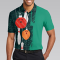 Christmas Bowling Decoration Light Mens Polo Shirts - 5