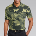 Aircraft Green Camouflage Short Sleeve Polo Shirt Army Polo Shirt Best Camo Shirt For Men - 4