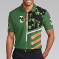 American By Birth Irish By The Grace Of God Polo Shirt Green Saint Patrick Shirt For American Irish - 4