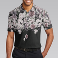 Pink And Purple Roses Polo Shirt Roses Seamless Pattern Polo Shirt Best Rose Themed Shirt For Adults - 5