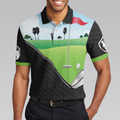 Yes I Do Have A Retirement Plan Golf Polo Shirt Black Golf Pattern Green Golf Course Polo Shirt Best Golf Shirt For Men - 5