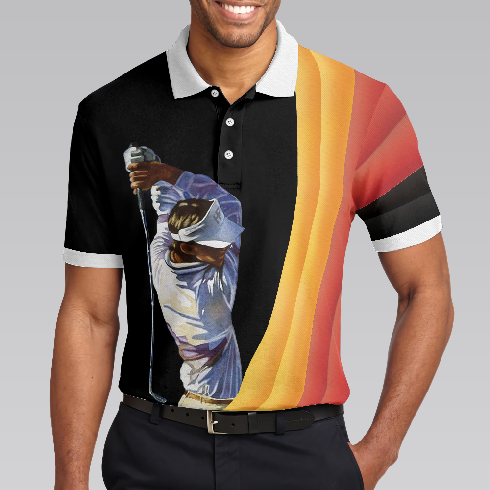 German Flag Golf Art Short Sleeve All Over Print Polo Shirt Golfing Polo Shirt Best Golf Shirt For Men - 4