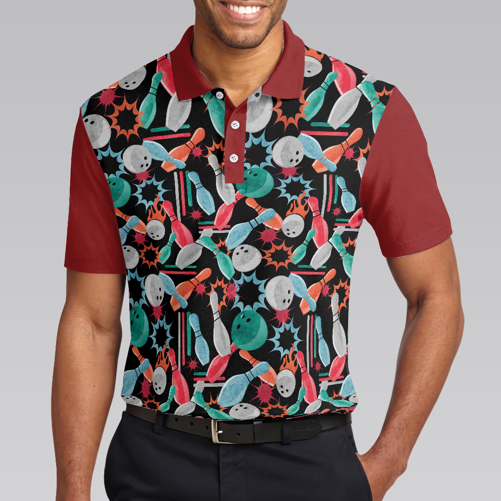 Sleep With A Bowler Youll Be Amazed Polo Shirt Colorful Tenpin Bowling Shirt Design Best Gift Idea For Bowlers - 4