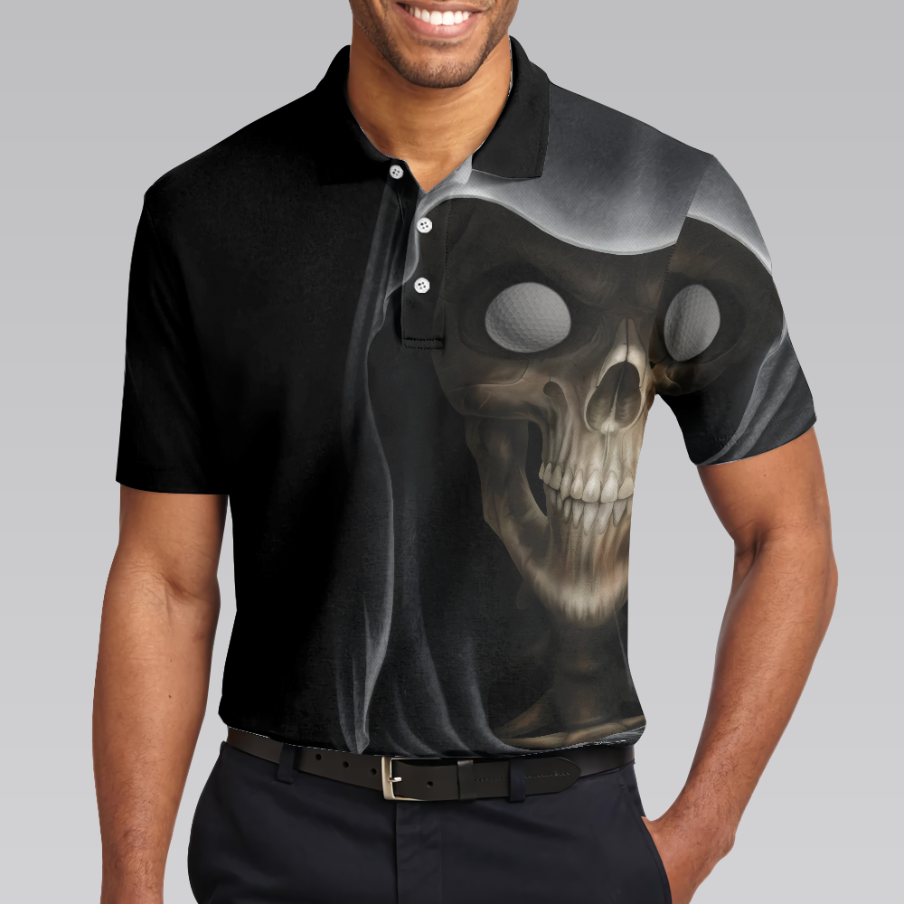 Golf Bring Beer Polo Shirt Skull Drinking Golf Shirt For Male Golfers Funny Golf Shirt With Sayings - 5