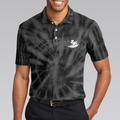 Golf Be The Best Golf Polo Shirt Black Tie Dye Golf Shirt For Men - 5