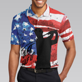 American Golfer Just Golf It Short Sleeve Golf Polo Shirt Wet Paint American Flag Polo Shirt Patriotic Golf Shirt For Men - 4