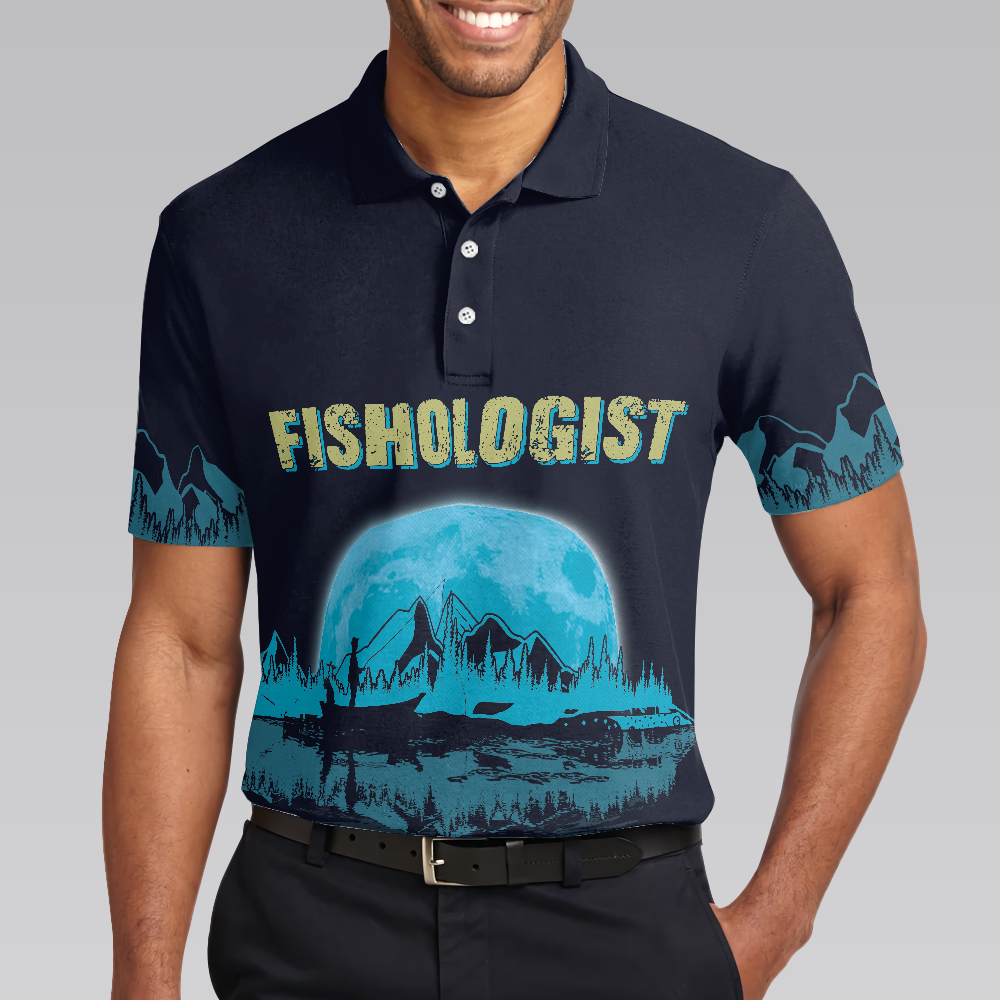 Fishologist Go Fishing Polo Shirt I Just Want To Go Fishing Shirt Best Fishing Shirt For Men - 1