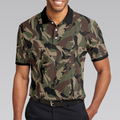 Golf Camouflage Pattern Golf Polo Shirt Military Golfing Polo Shirt Camo Golf Shirt For Men - 4