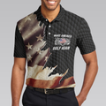 Make America Golf Again Custom Polo Shirt Personalized Black Hornet Nest Pattern American Flag Golf Shirt For Men - 5