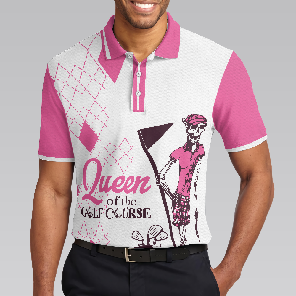 Queen Of The Golf Course Short Sleeve Polo Shirt Polo Shirts For Men And Women - 4