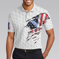 Yes I Do Have A Retirement Plan Golf Polo Shirt Golf Pattern Ripped American Flag Polo Shirt Best Golf Shirt For Men - 4