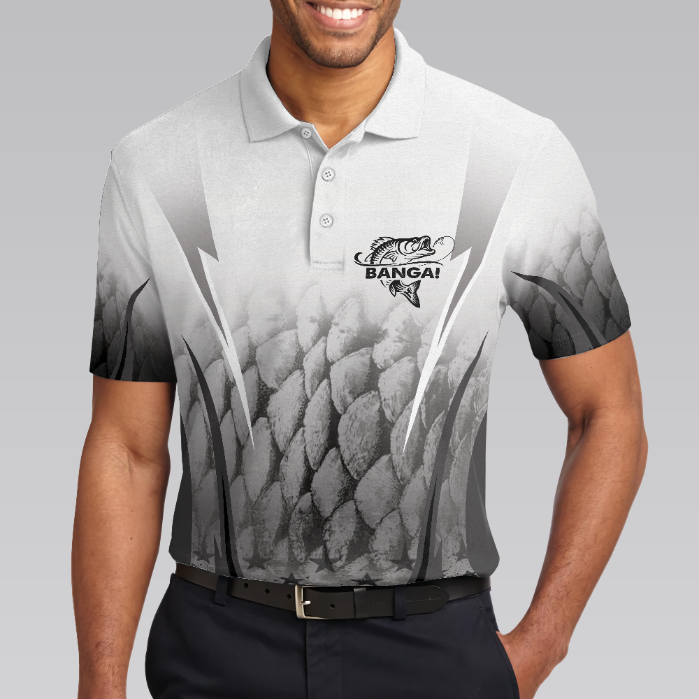 BANGA Fishing Is Like Dating Golf Polo Shirt Catch A Keeper Polo Shirt Best Fishing Shirt For Men - 4