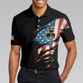 Correctional Officer My Craft Allows Me To Discipline Anything Skull Polo Shirt Ripped American Flag Polo Shirt Officer Shirt For Men - 4