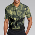 Make Par Not War Polo Shirt Camouflage Pattern Golf Shirt For Veterans Golf Gift Idea For Military Dad - 4