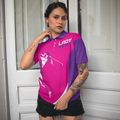 Girl Squad Golf Girl Short Sleeve Women Polo Shirt Purple And Pink Golf Shirt For Ladies Unique Female Golf Gift - 4