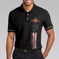 Jesus Saved My Life Christian Polo Shirt American Flag Polo Shirt Best Christian Shirt For Men - 4