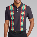 Splits Happen Bowling Polo Shirt Plaid Pattern Polo Bowling Style Shirt For Male Bowlers Simple Shirt Design - 4