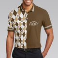 Gopher Meet Me At The 19th Hole Short Sleeve Polo Shirt Argyle Pattern Polo Shirt Best Golf Shirt For Men - 5