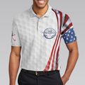 The Day I Stop Golfing Polo Shirt Golf Pattern Skeleton Golfer American Flag Polo Shirt Best Golf Shirt For Men - 4