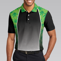 High Maintenance Weed Polo Shirt Green Weed Polo Shirt For Men Black Tie Dye Weed Pattern Shirt Design - 5