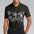 Elegant Polynesian Pattern Polo Shirt - 5