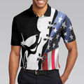 Black Skull Billiards Short Sleeve Polo Shirt American Flag Polo Shirt Best Billiards Shirt For Men - 5