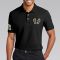 I Am A Soldier Polo Shirt Black Veteran Sayings Polo Shirt Thoughtful Gift Idea For Veteran Dad - 4