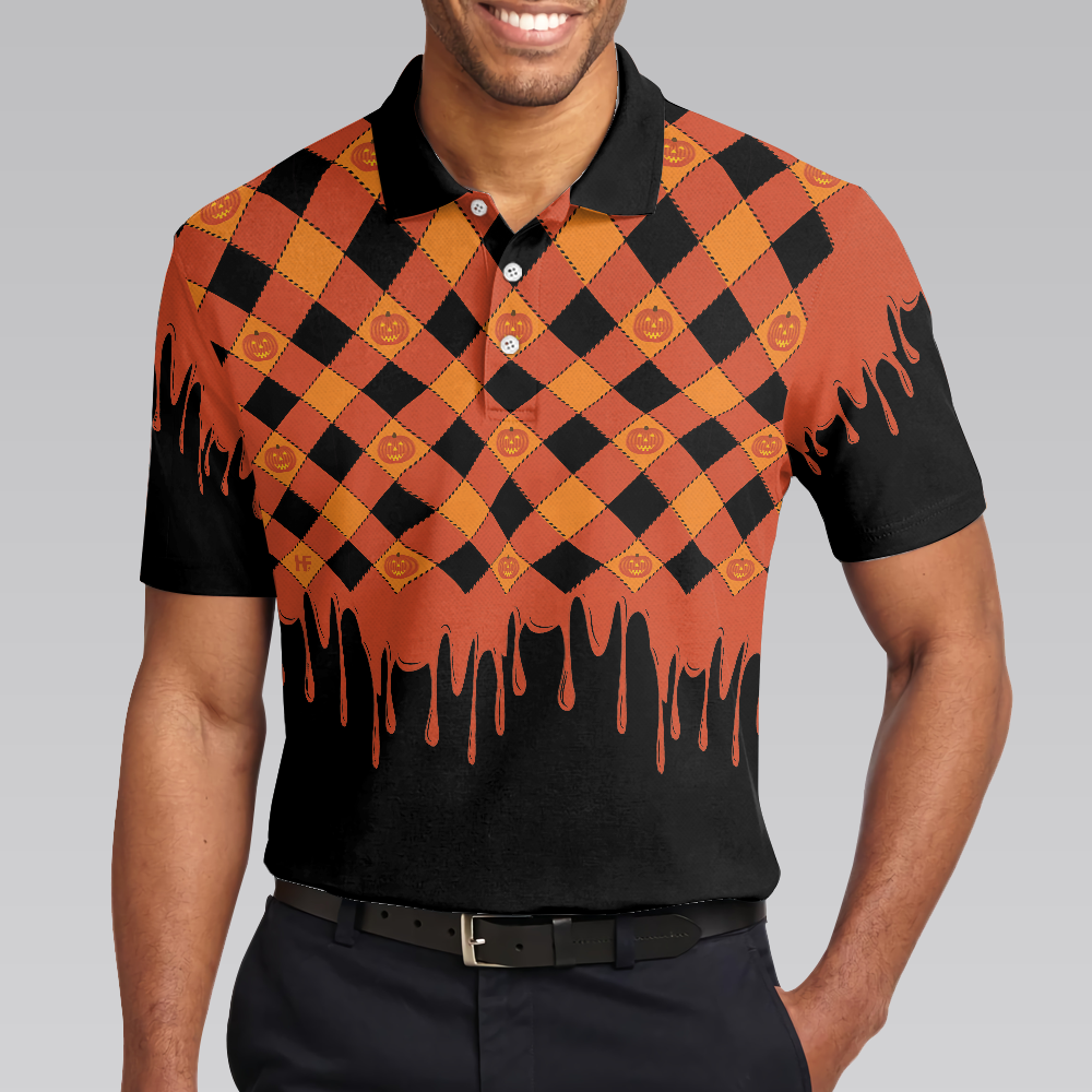 Trick Or Teach Halloween Polo Shirt For Men Best Halloween Gift For Teachers - 4