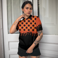 Trick or Teach Short Sleeve Women Polo Shirt Halloween Shirt For Women - 4