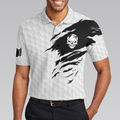 This Is My Lucky Do Not Wash Bowling Shirt Polo Shirt Black And White Skull Golfing Shirt Funny Sayings Shirt - 4