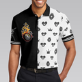 Flame Eight Ball Billiards Polo Shirt Cute Billiards Shirt Design For Men Best Gift Idea For Billiards Players - 4