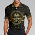 I Need My Daily Dose Of Iron Black  Gold Polo Shirt Luxury Golden Greek Golf Shirt For Men - 4