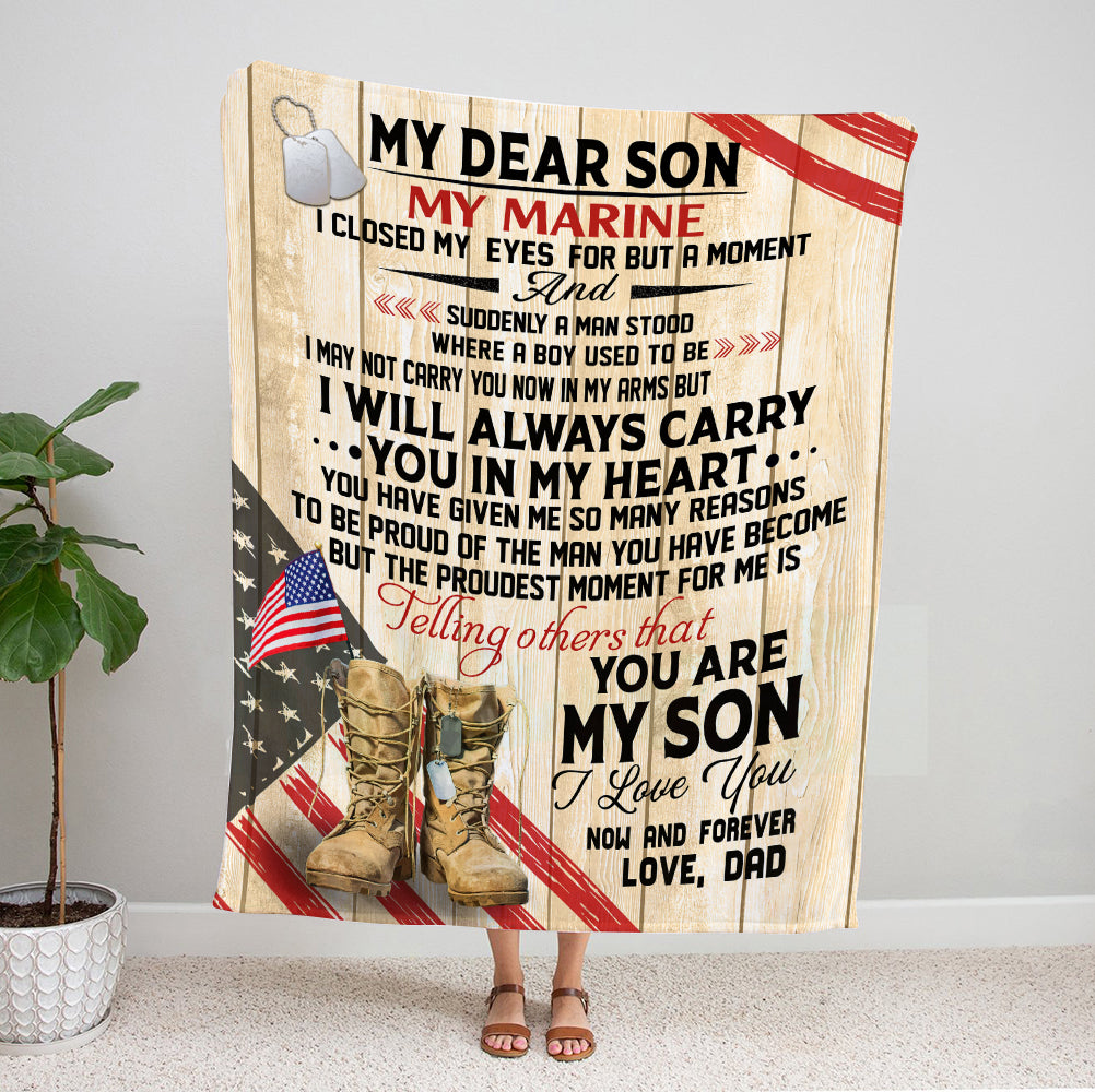 Blanket Marine Son Dad I Closed My Eyes - 1