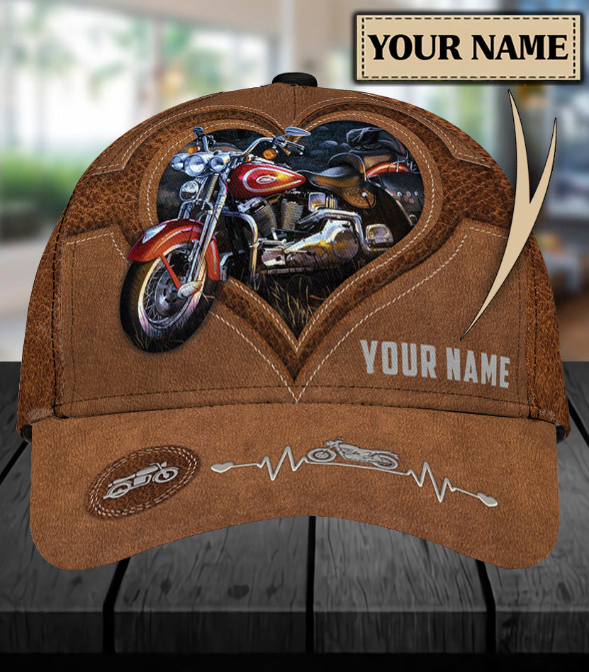 Personalized Motorcycle Classic Cap, Personalized Gift for Motorcycle Lovers, Motorcycle Riders - CP015PS06 - BMGifts