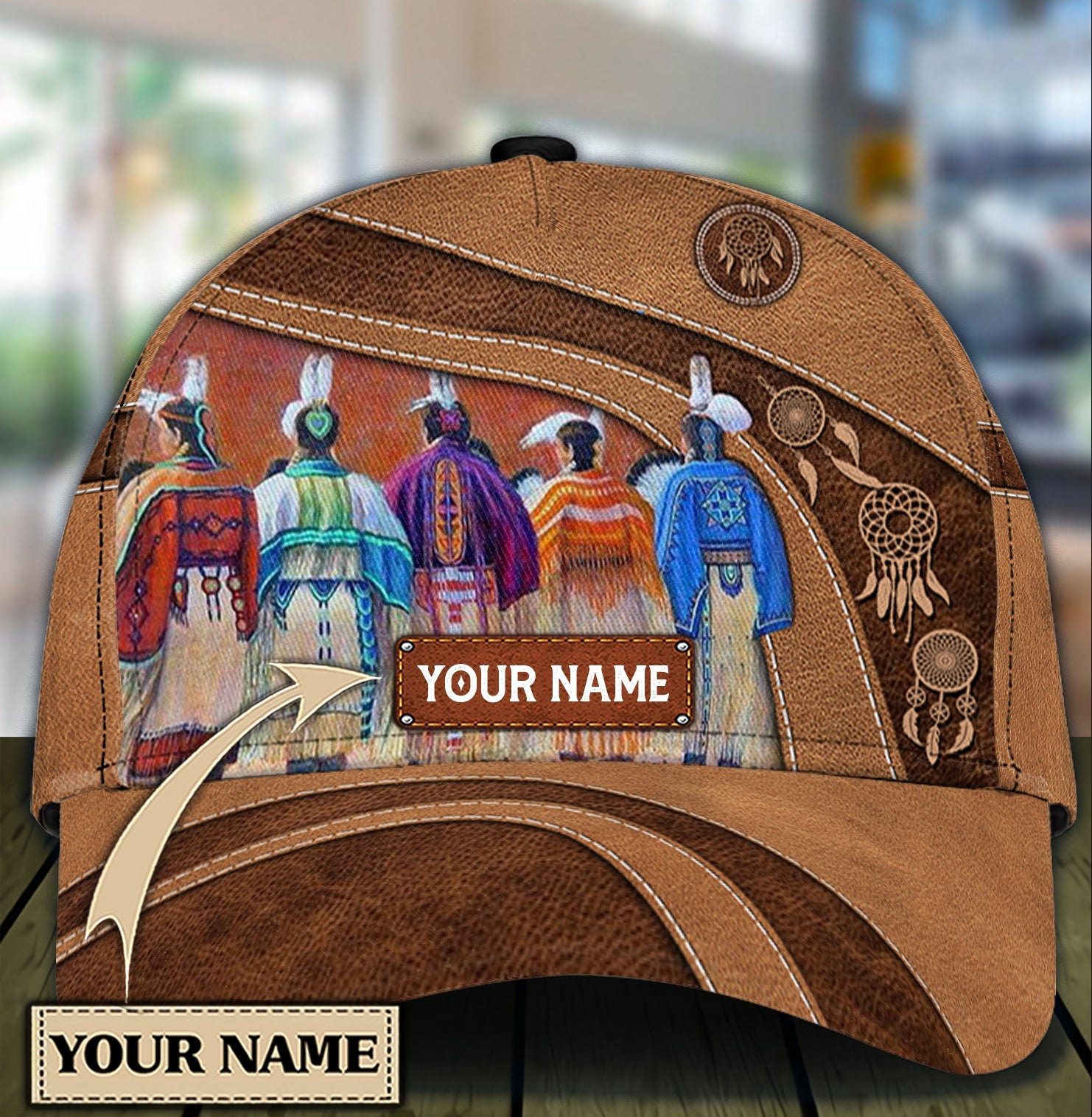 Personalized Native Classic Cap, Personalized Gift for Native Americans CP161PS06 - BMGifts