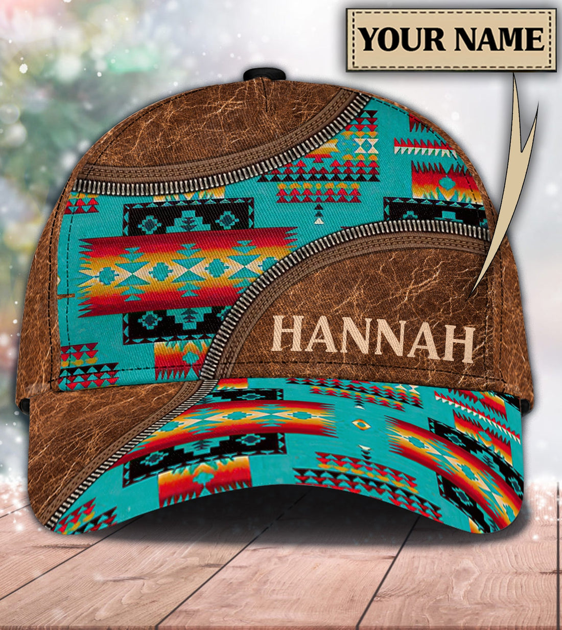 Personalized Native Classic Cap, Personalized Gift for Native Americans CP300PS06 - BMGifts