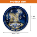 Navy Midshipmen Circle Aluminium Custom Ornament 2 Side Trending New Arrivals H52912 ETUG311023