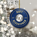 Navy Midshipmen Fitness Circle Aluminium Ornament 2 Side Trending New Arrivals H52883 ETUG311023