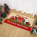 NC State Wolfpack Doormat Personalized Your Name, Sport Team Doormat, Christmas Gifts For Football Fan, Home Decor ETHY-52726