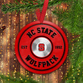 NC State Wolfpack Fitness Circle Aluminium Ornament 2 Side Trending New Arrivals H52883 ETUG311023